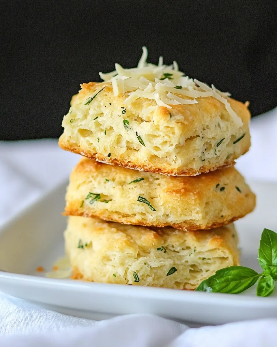 Delicious Quick Parmesan and Herb Biscuits image