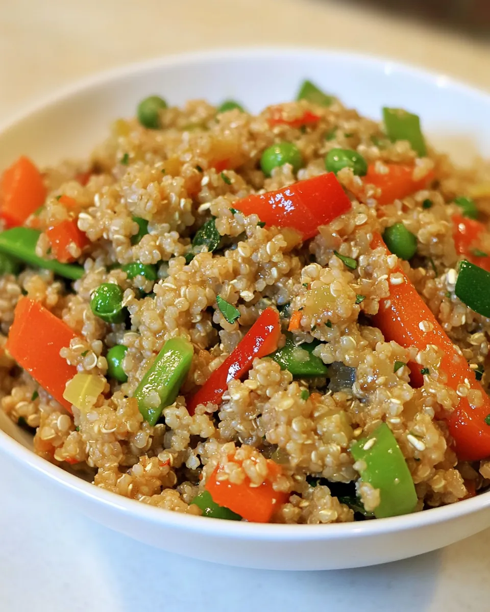 Delicious Quinoa and Vegetable Stir-Fry image