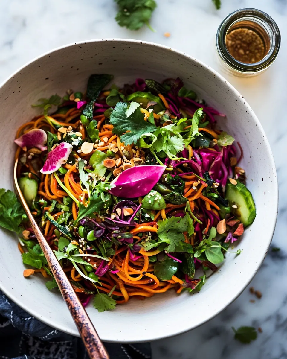 Best Rainbow Veggie Noodles. recipe image