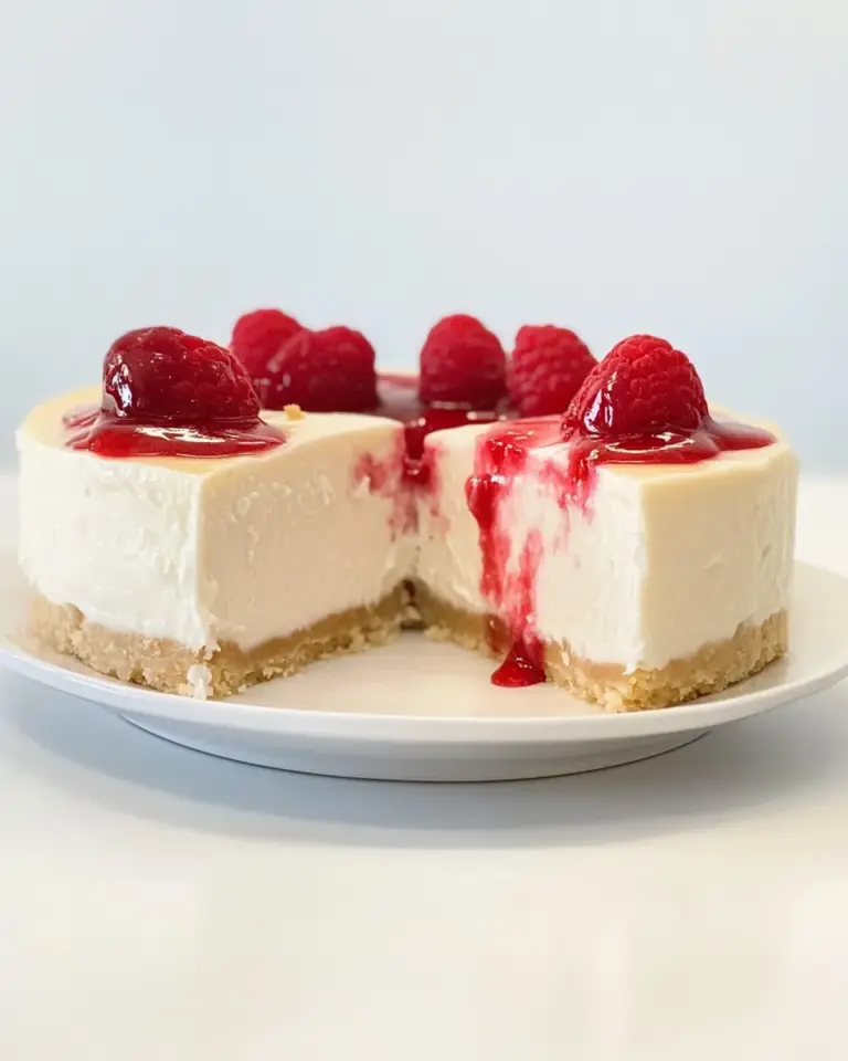 Homemade Raspberry Cheesecake photo