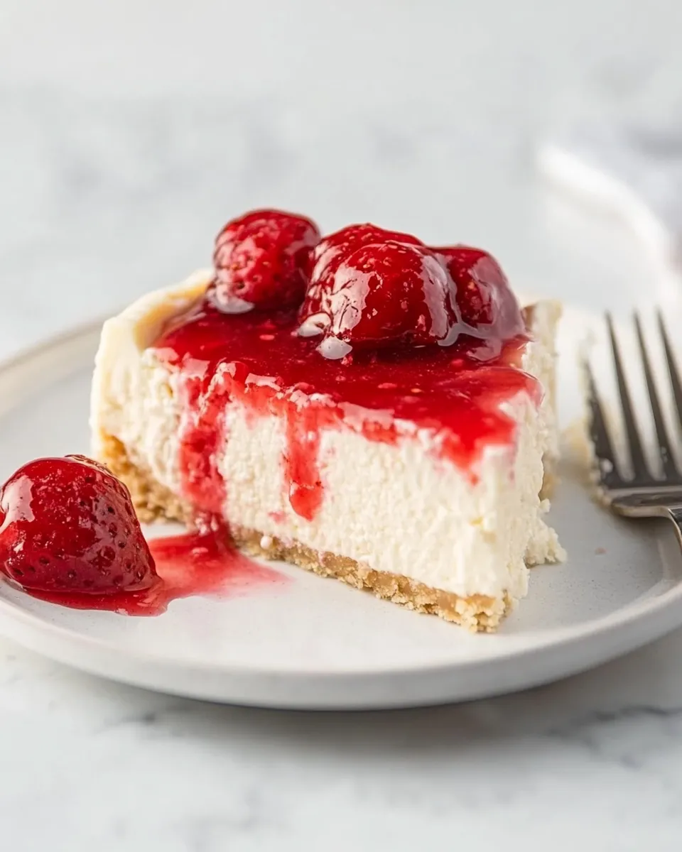 Classic Raspberry Cheesecake image