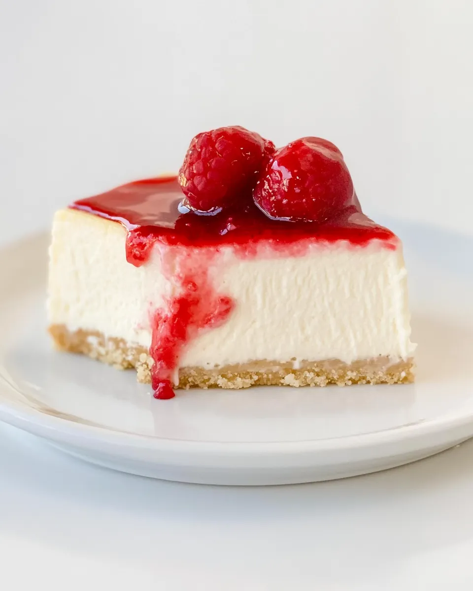 Easy Raspberry Cheesecake recipe photo