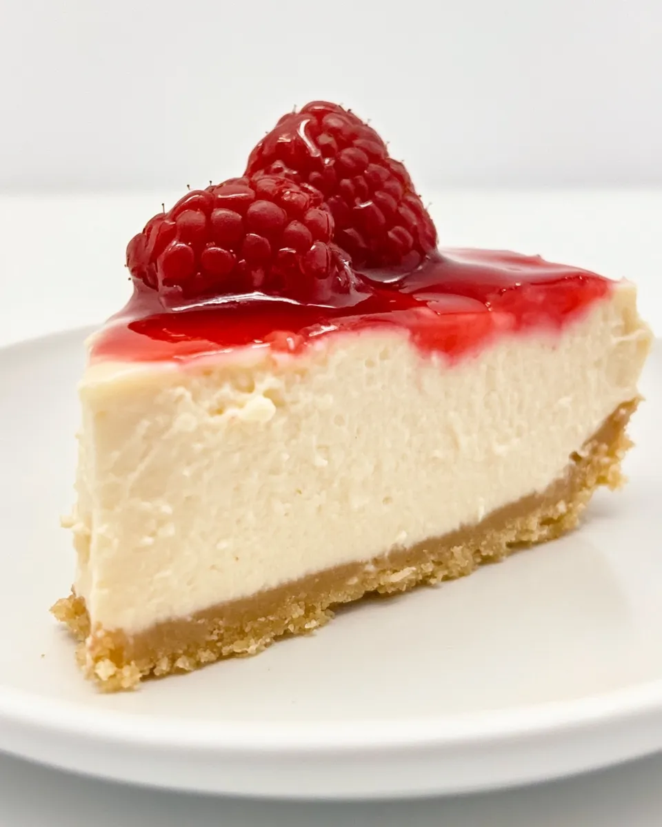 Delicious Raspberry Cheesecake shot