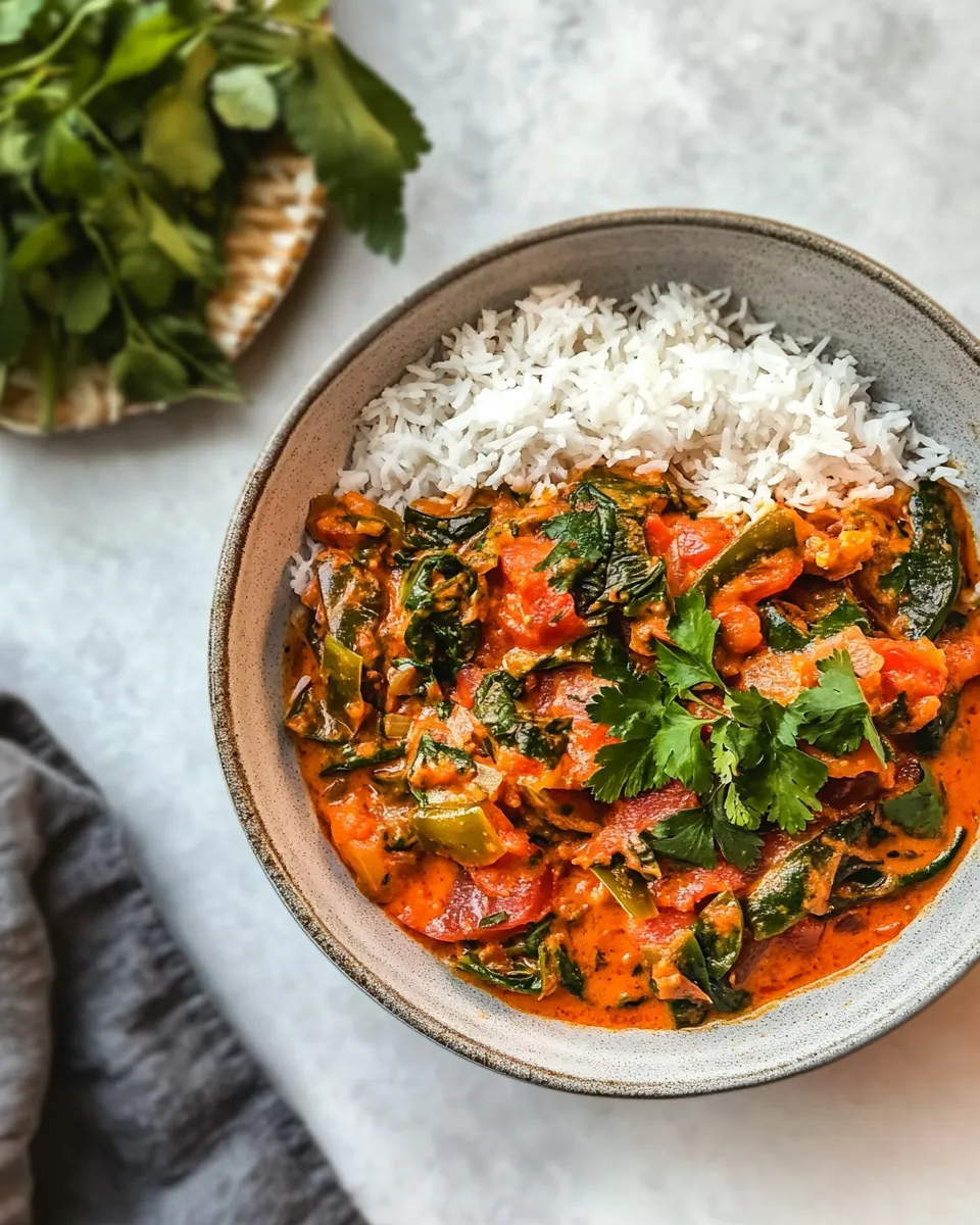 Delicious Red Curry shot