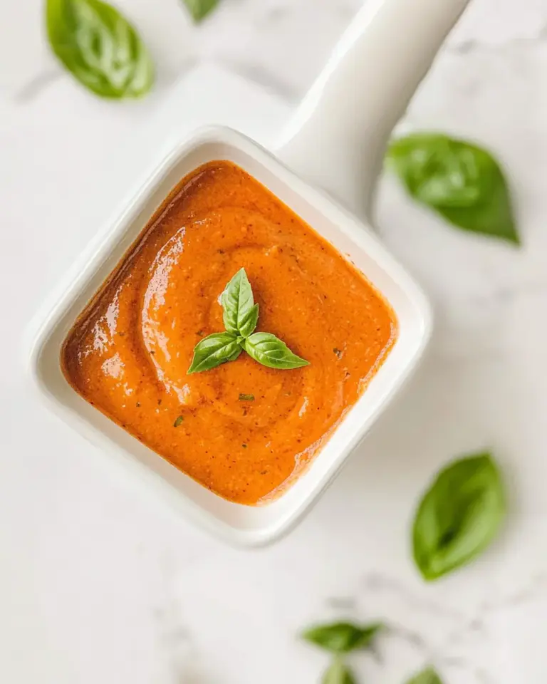 Homemade Red Pepper Coulis photo