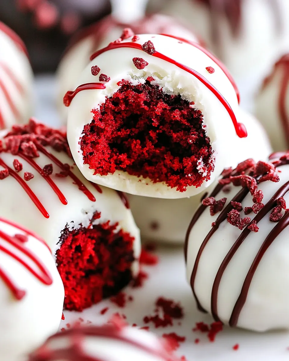 Classic Red Velvet Cake Truffles image