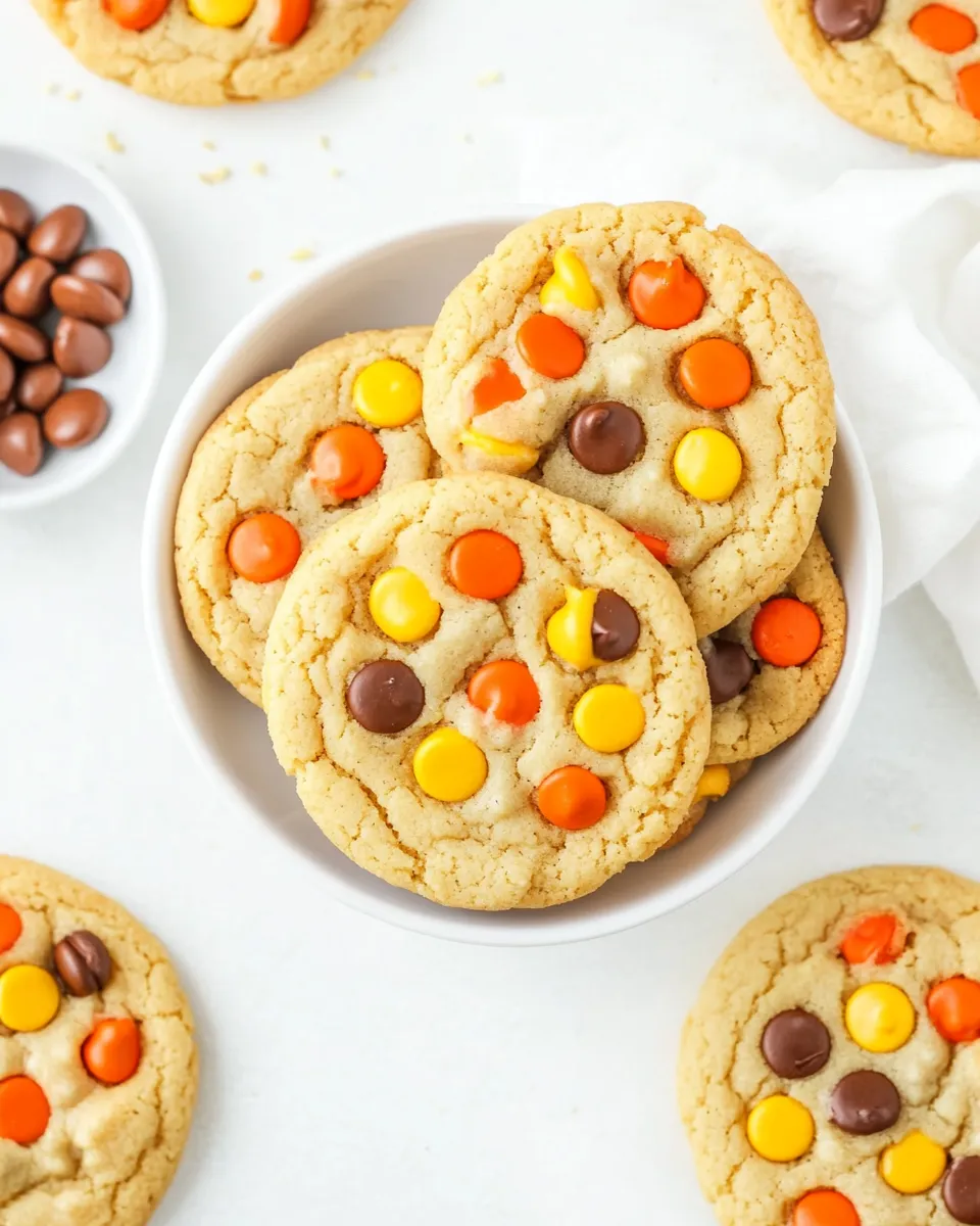 Delicious Reeses Pieces Cookies shot