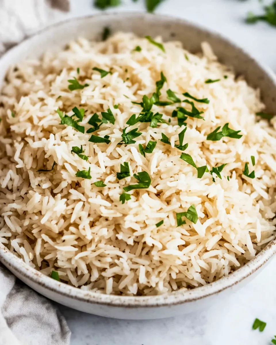 Delicious Rice Pilaf shot