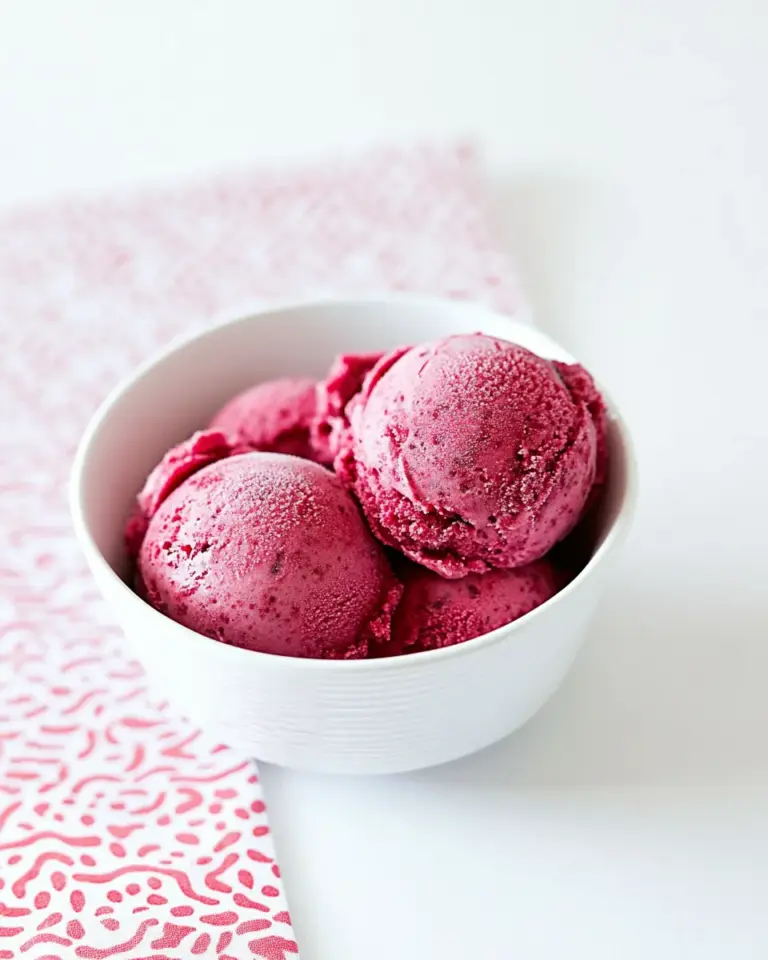 Homemade Roasted Beet Ice Cream photo