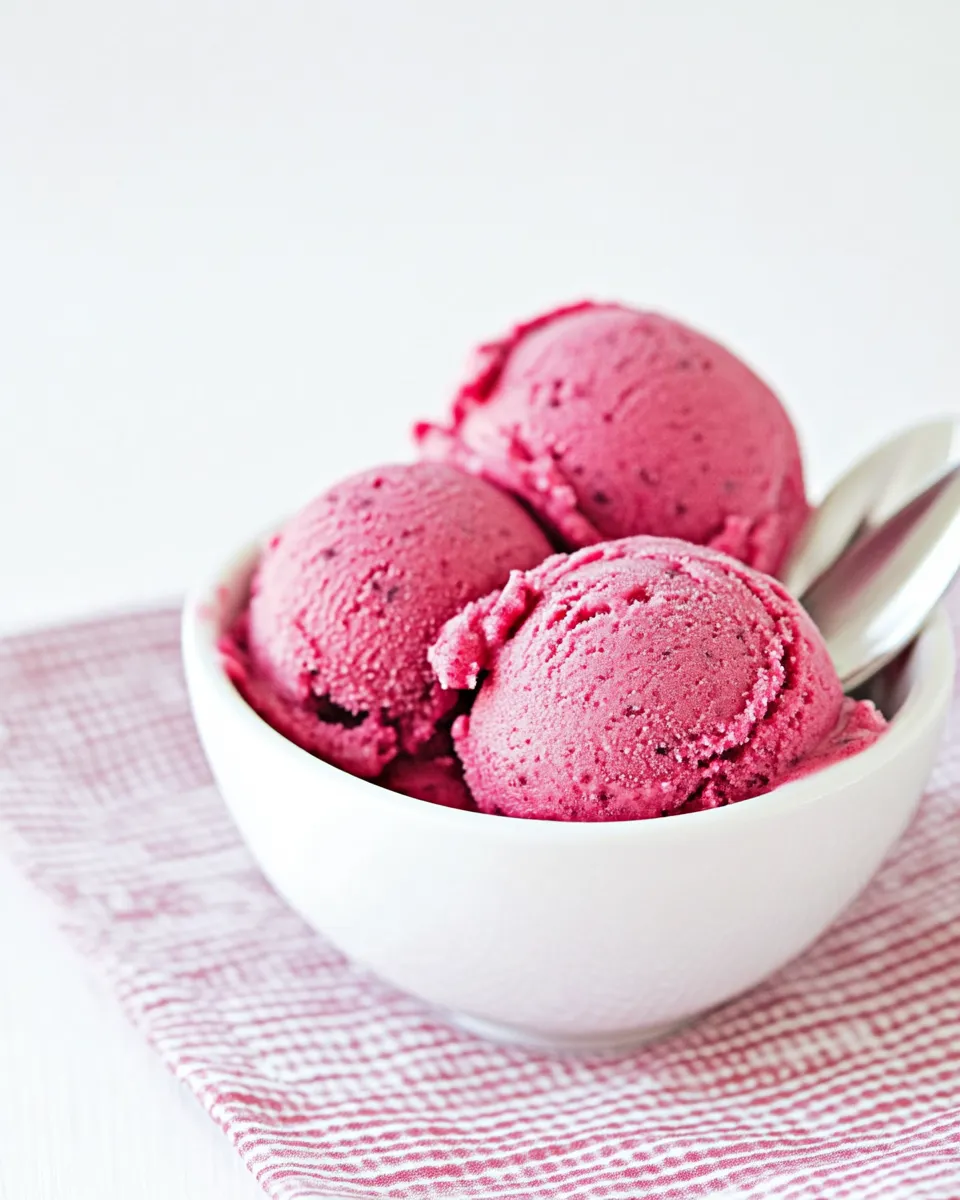 Easy Roasted Beet Ice Cream recipe photo