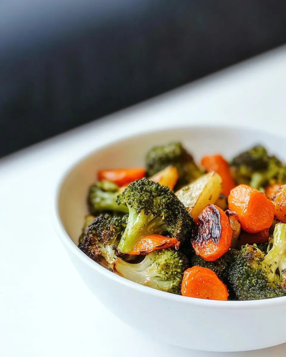 Classic Roasted Broccoli And Carrots image