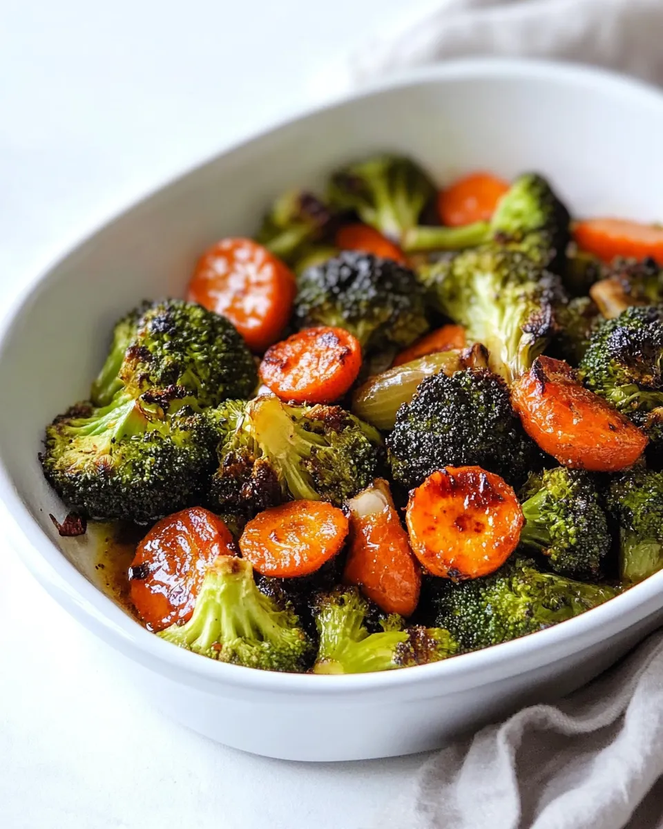Easy Roasted Broccoli And Carrots recipe photo