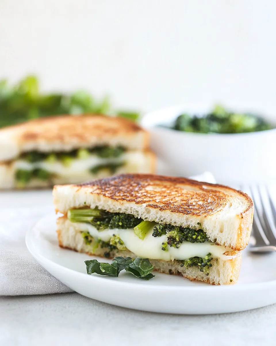 Classic Roasted Broccolini Grilled Cheese image