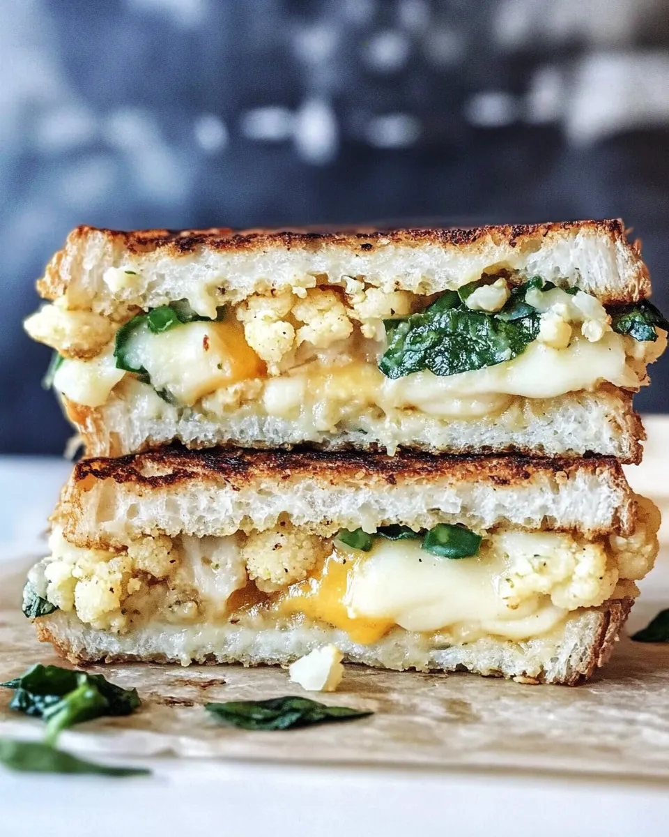 Homemade Roasted Cauliflower Grilled Cheese photo