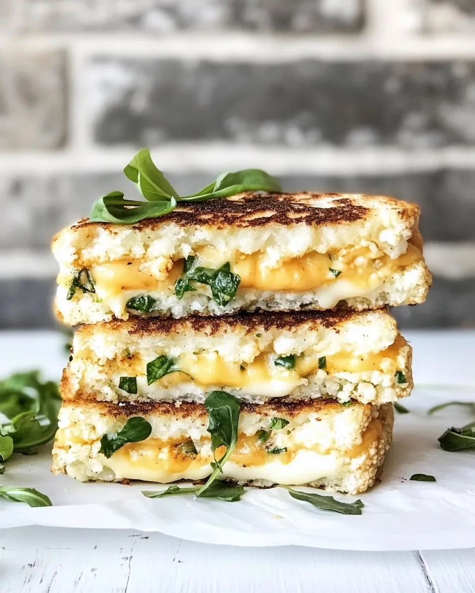 Delicious Roasted Cauliflower Grilled Cheese recipe photo