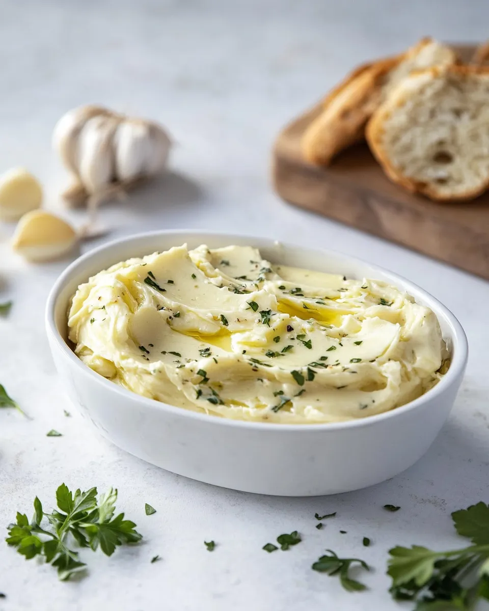 Delicious Roasted Garlic Butter shot
