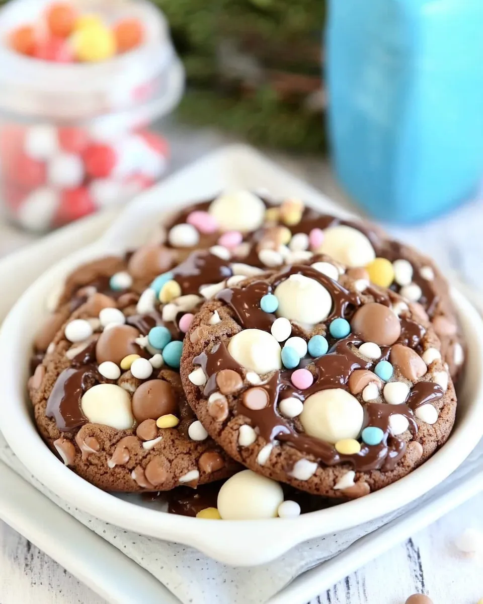 Delicious Rocky Road Nutella Pudding Cookies recipe photo