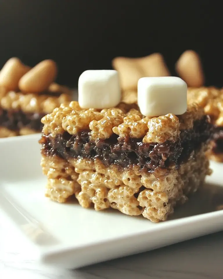 Homemade S'Mores Krispies Bars photo