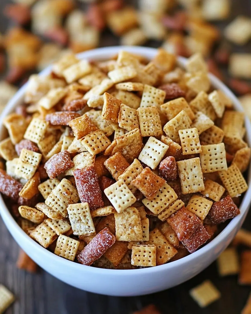 Delicious Salt n Vinegar Snack Mix shot