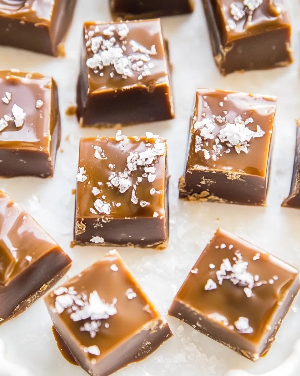 Easy Salted Caramel Chocolate Fudge recipe photo