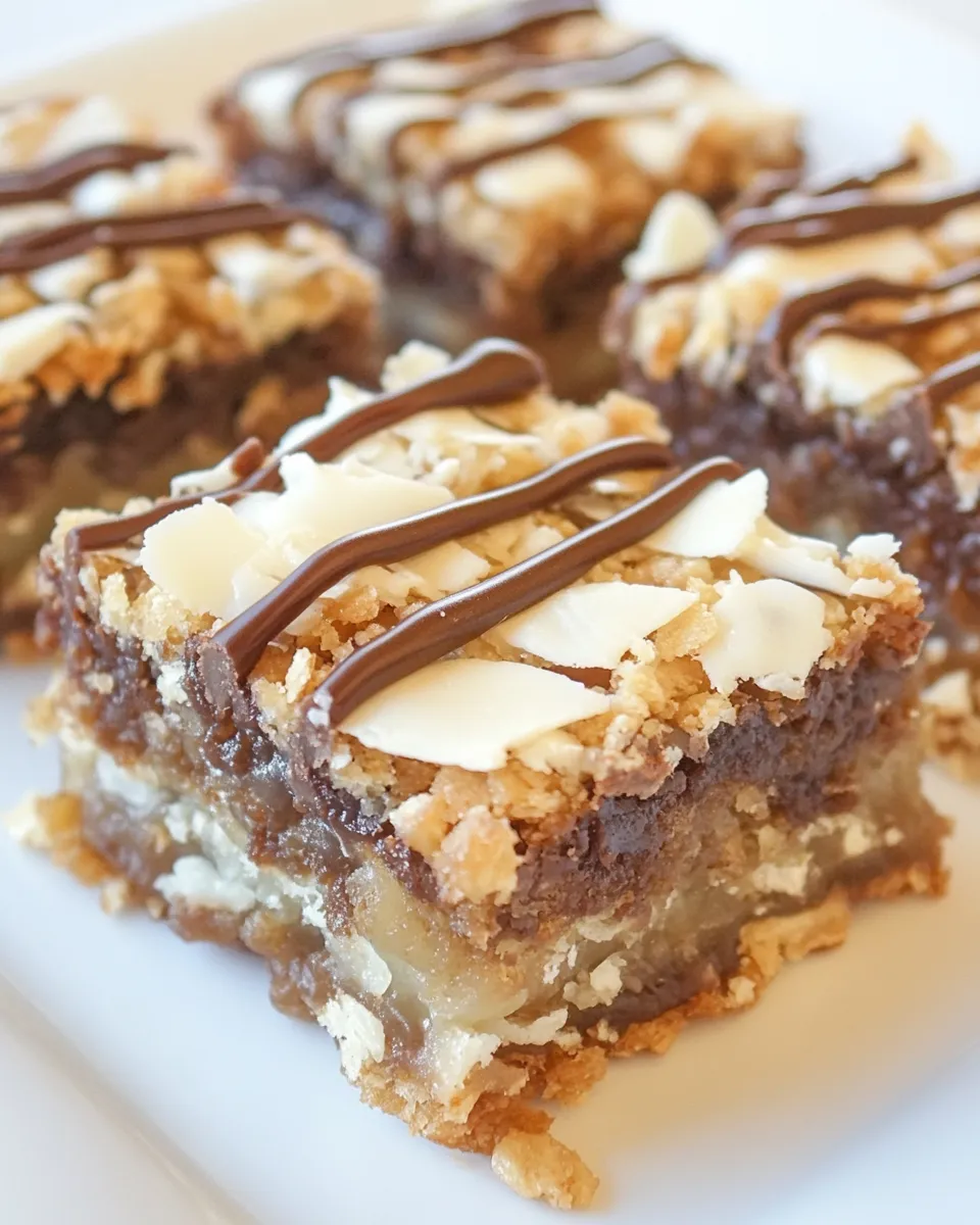 Easy Samoa Magic Bars recipe photo