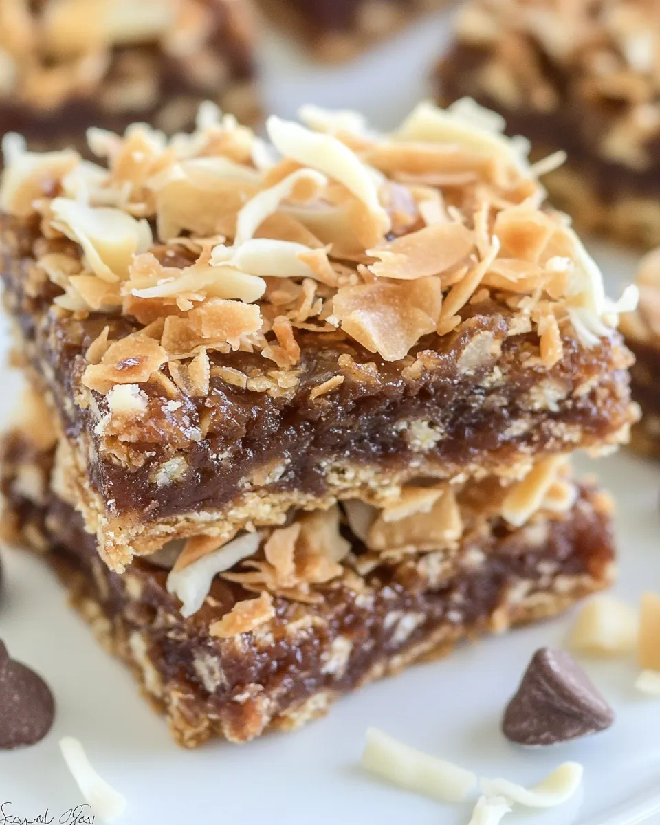 Perfect Samoa Magic Bars dish photo