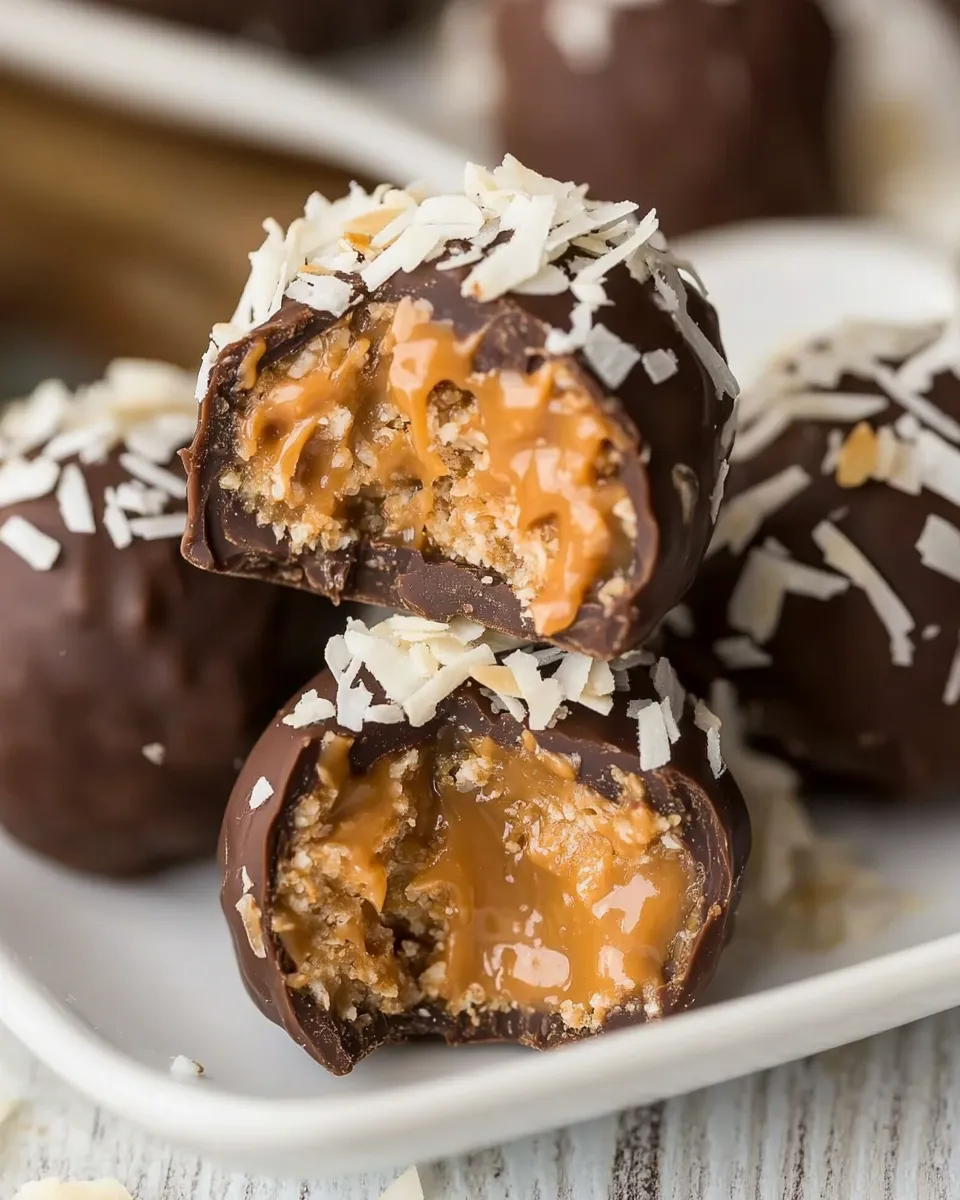 Easy Samoa Truffles shot