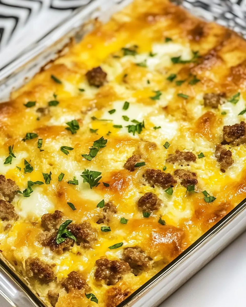 Classic Sausage Egg Breakfast Casserole image