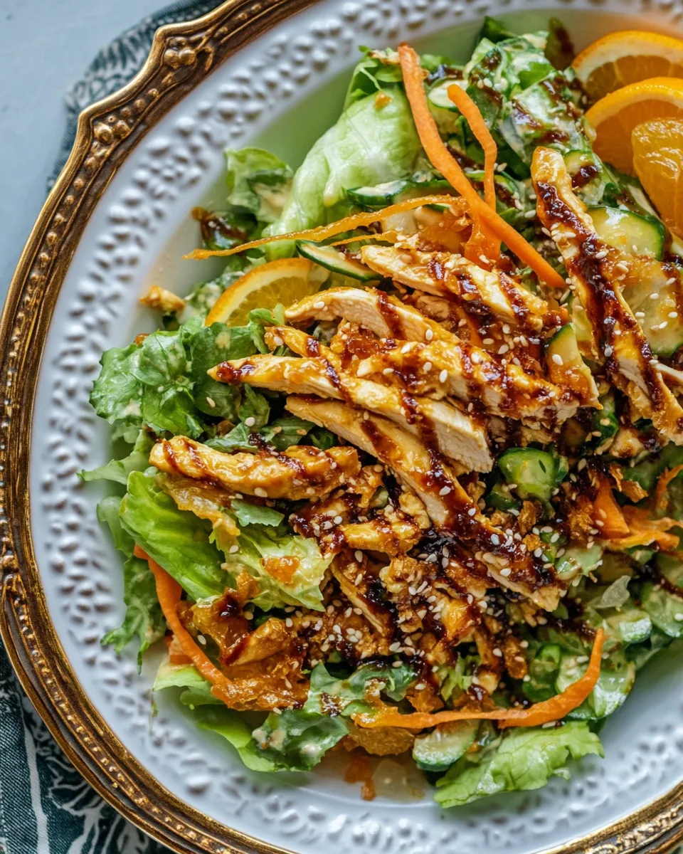 Classic Sesame Ginger Orange Chicken Salad. image