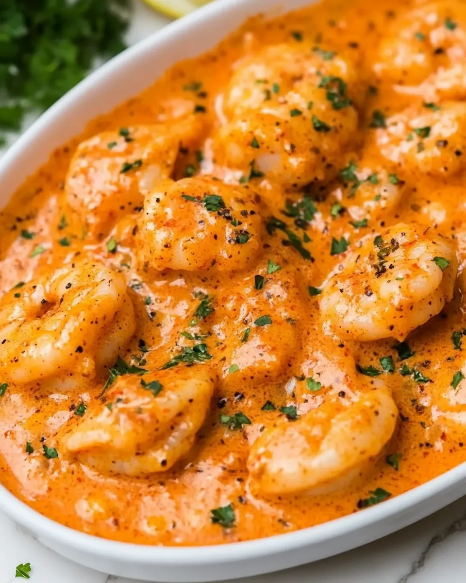Classic Shrimp in Roasted Pepper Sauce image