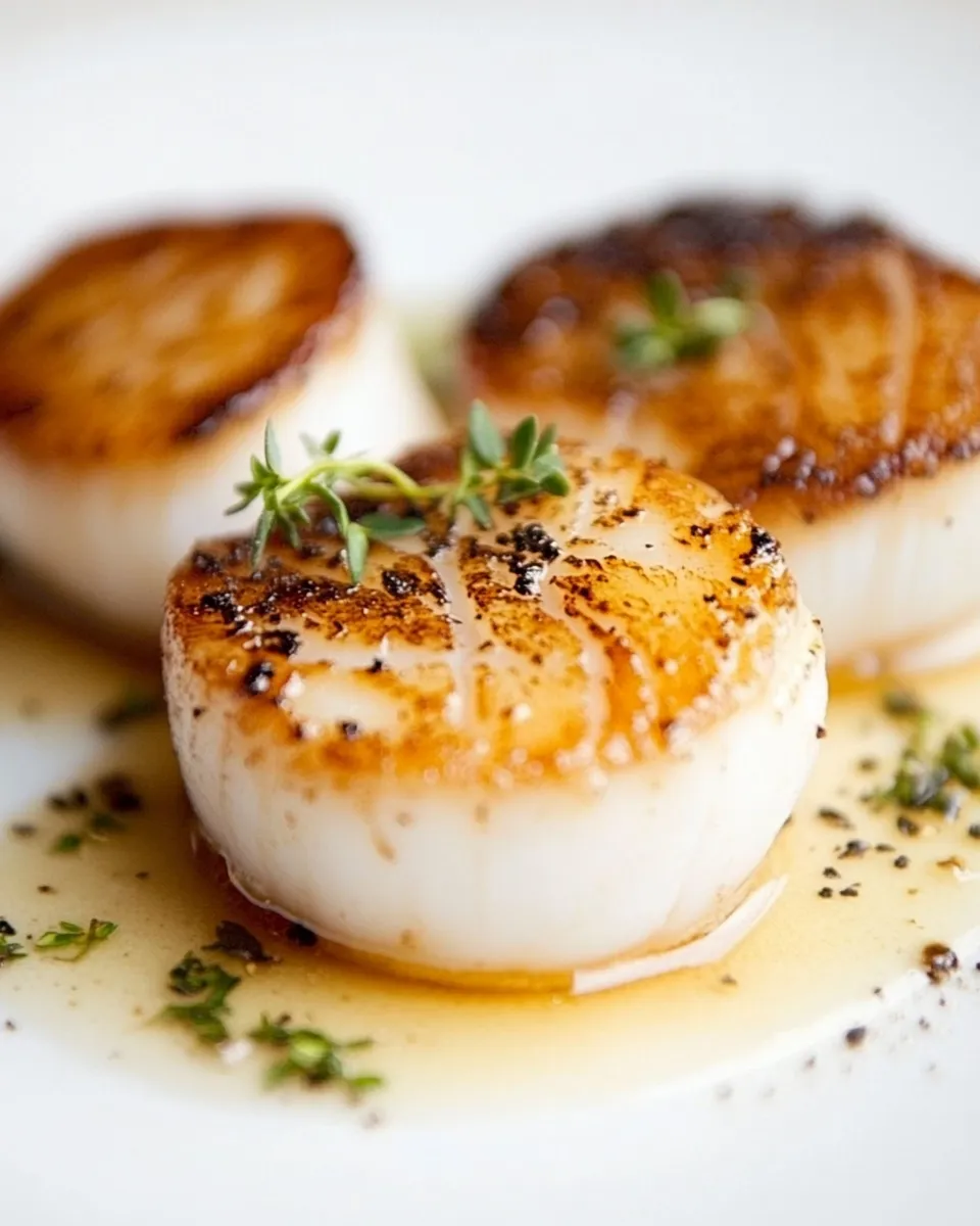 Easy Simple Pan Seared Scallops photo