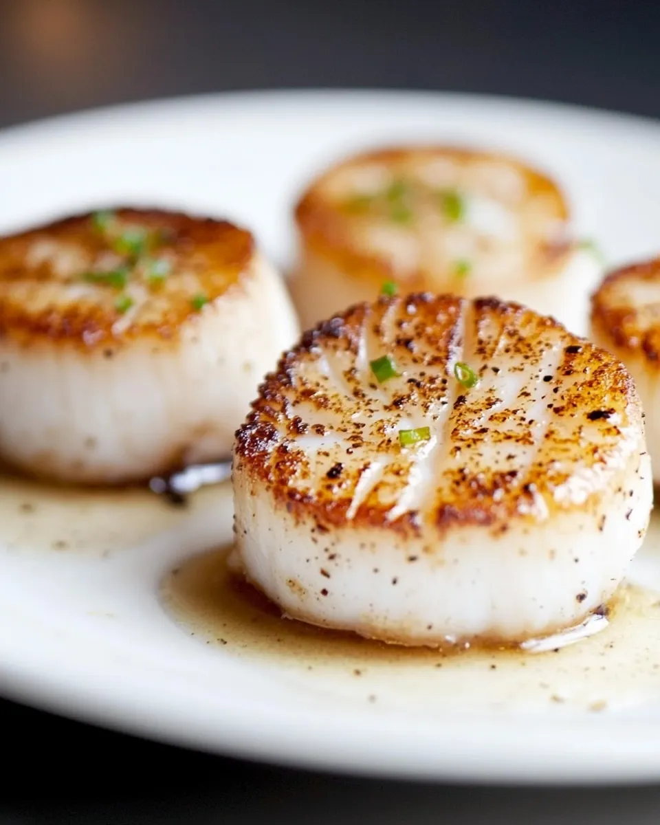 Classic Simple Pan Seared Scallops recipe photo