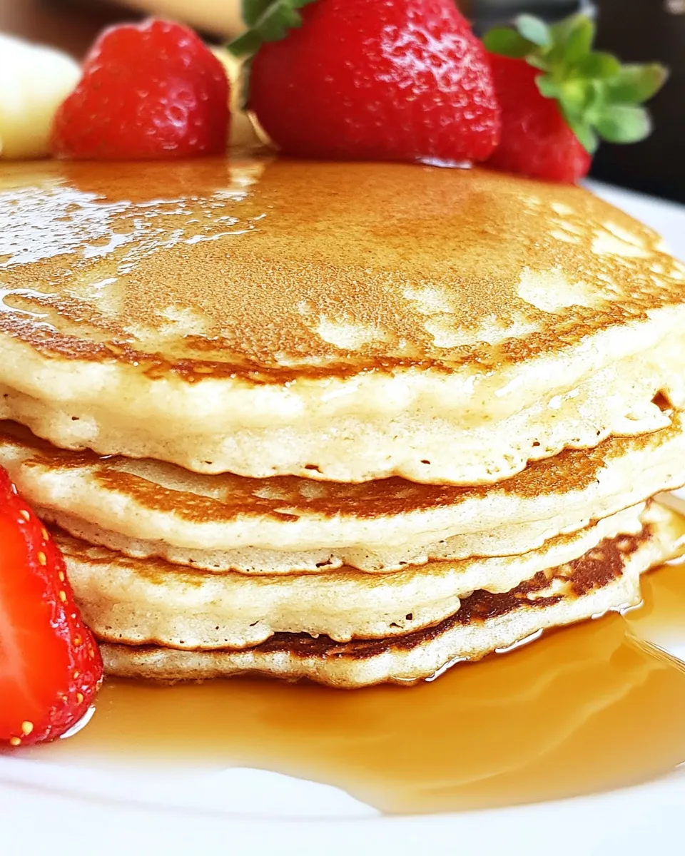 Easy Simple Pancake Recipe shot