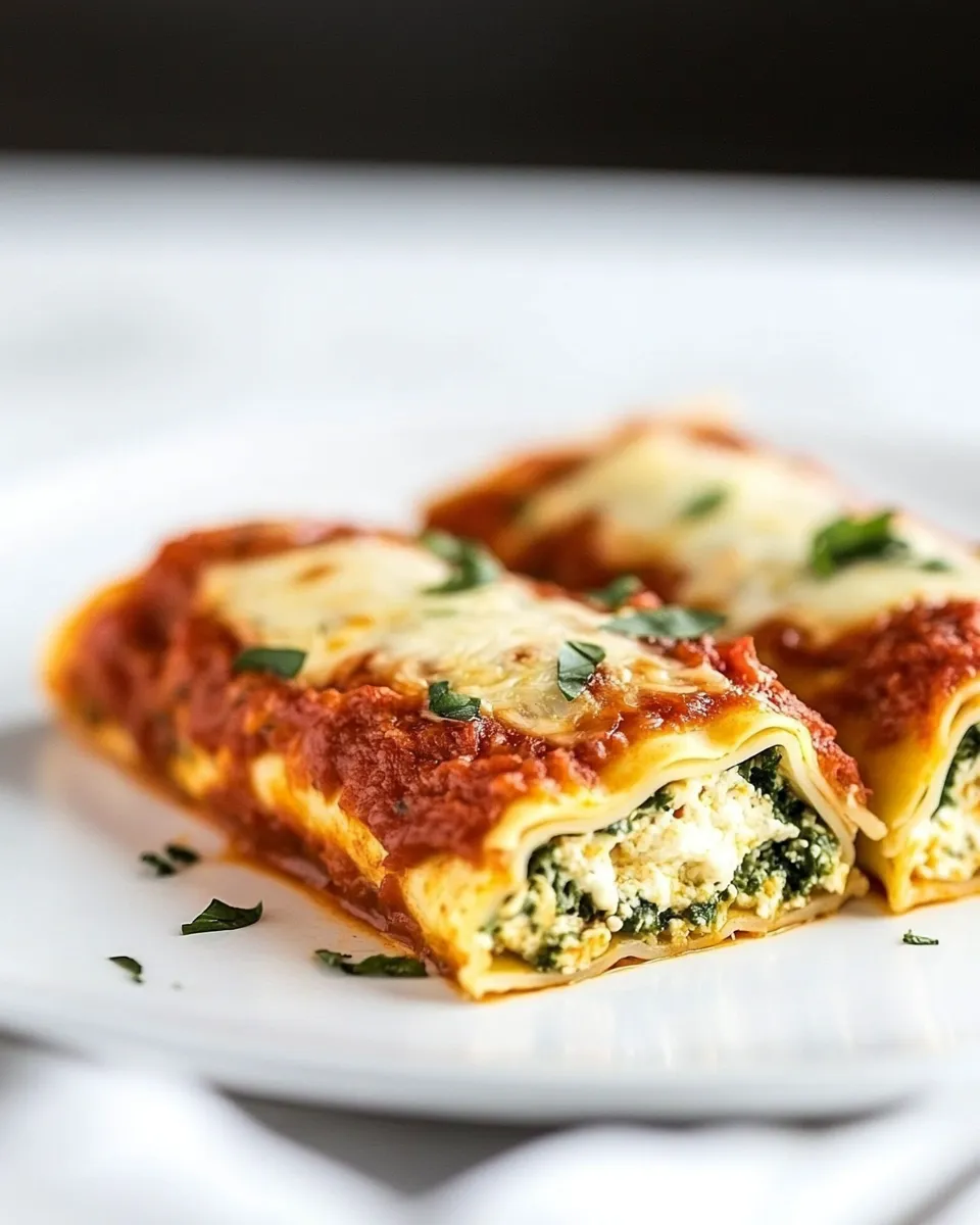 Homemade Skinny Lasagna Rolls photo