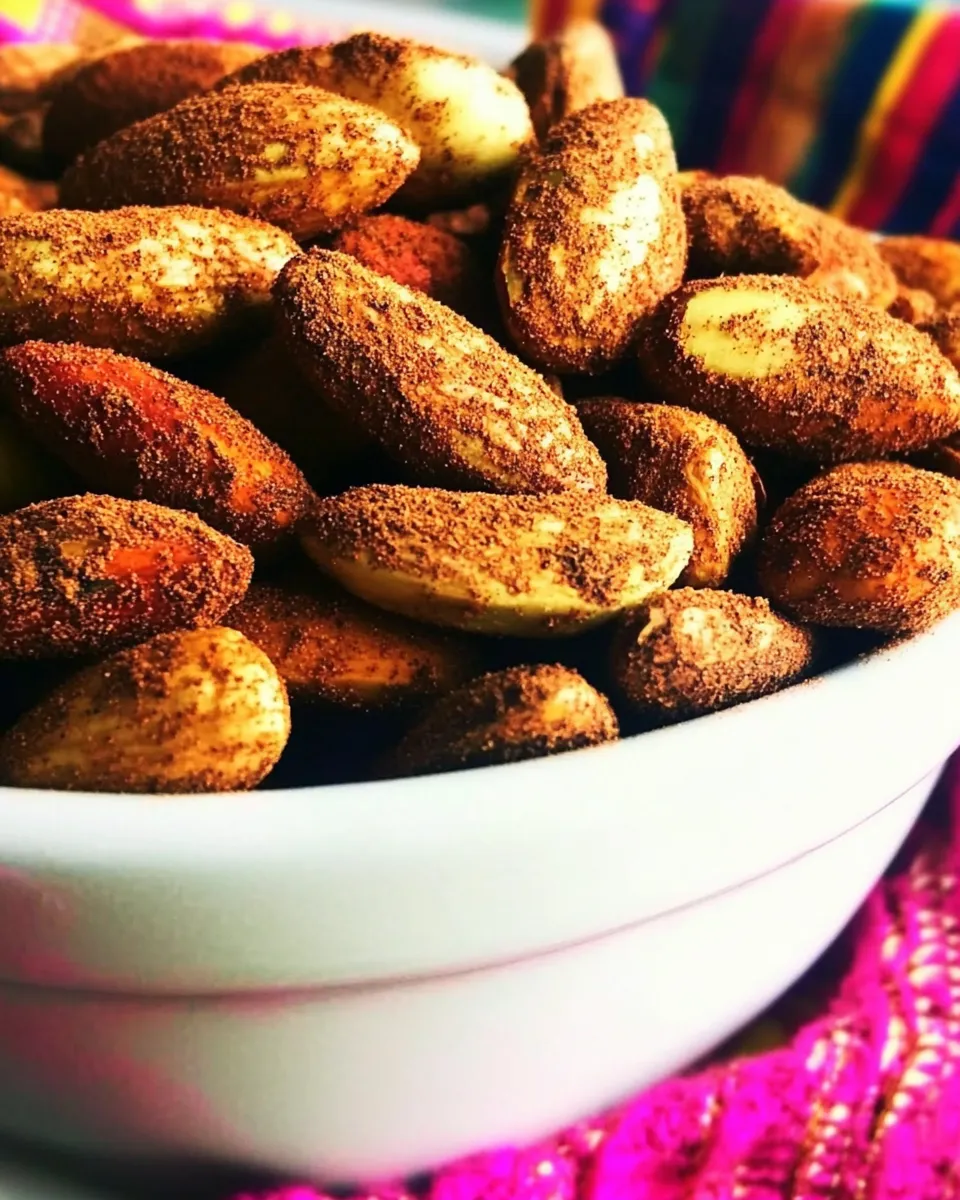 Homemade Slow Cooker Mexican Spiced Almonds recipe photo