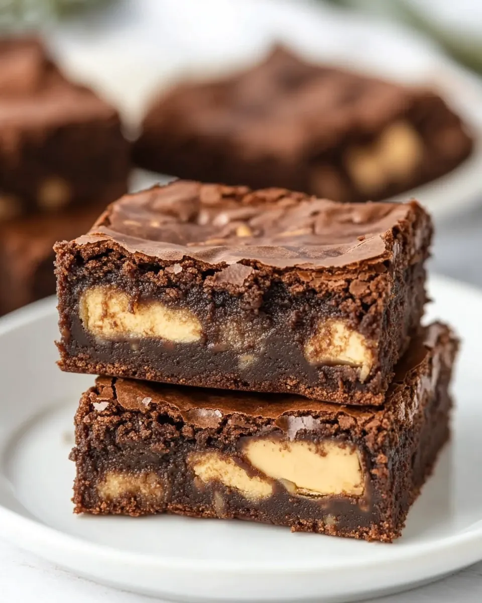 Homemade Snickers Brownies photo