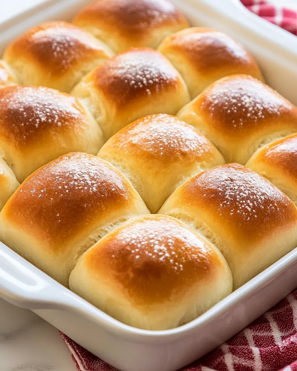 Delicious Soft Dinner Rolls shot