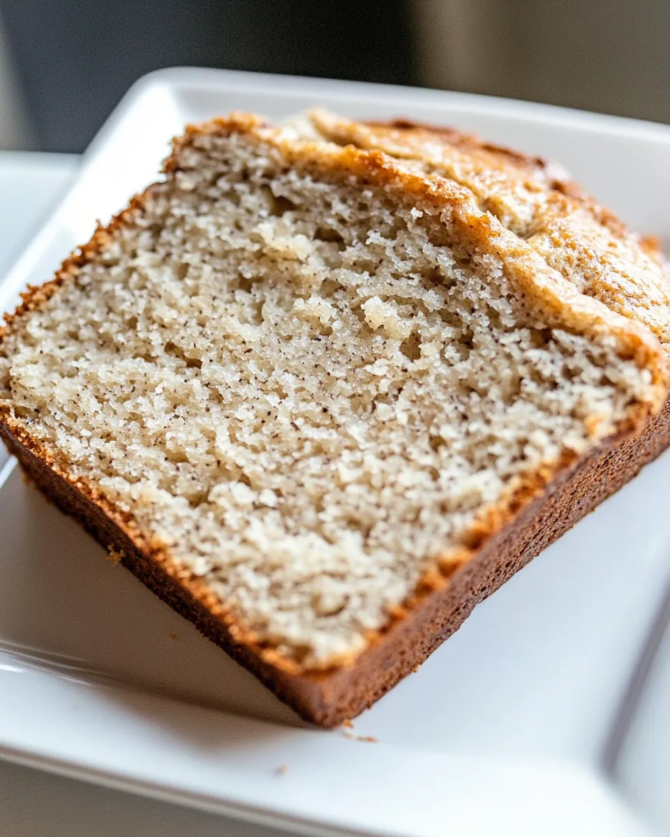 Delicious Sourdough Banana Bread shot