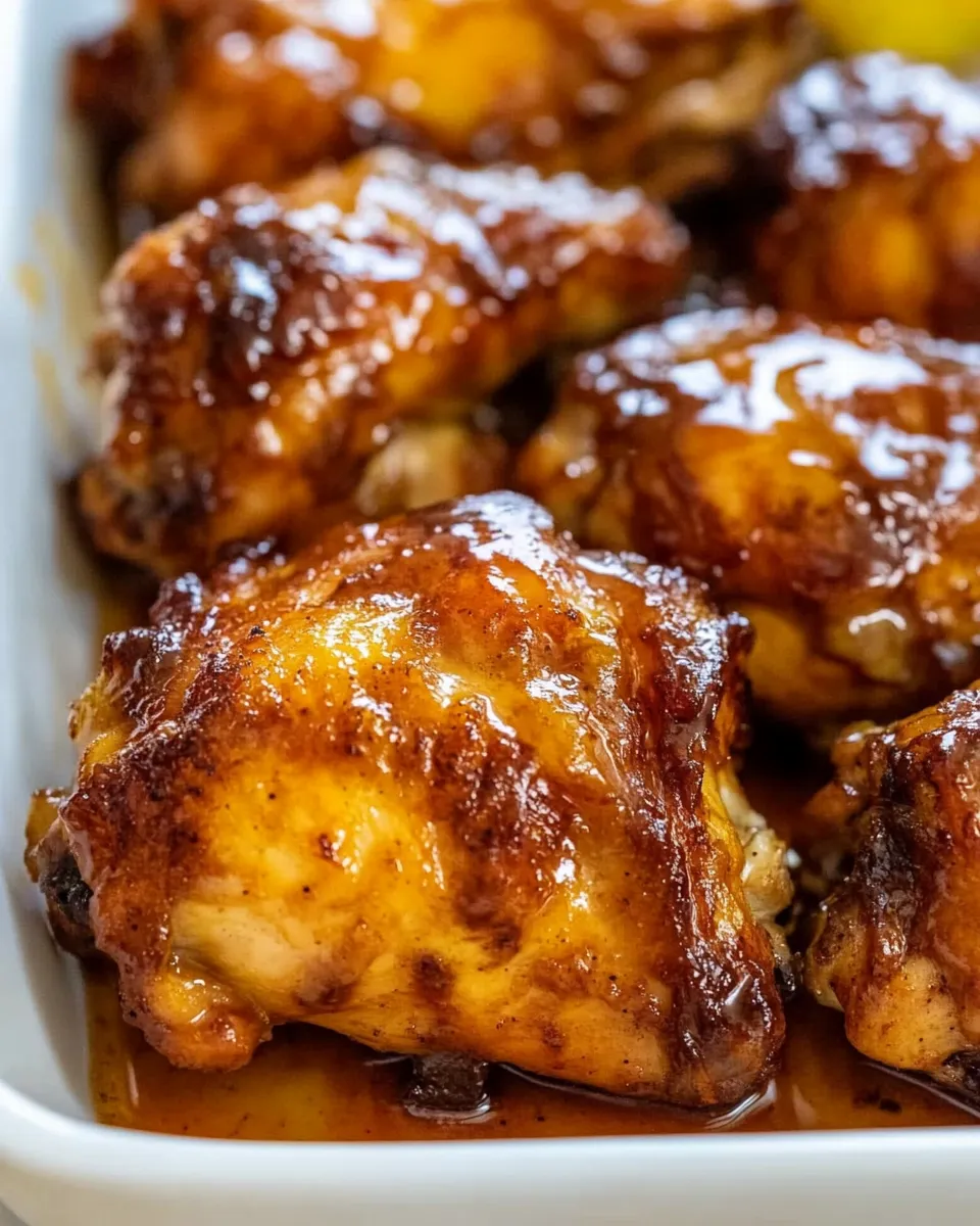 Delicious Southern Sticky Chicken shot