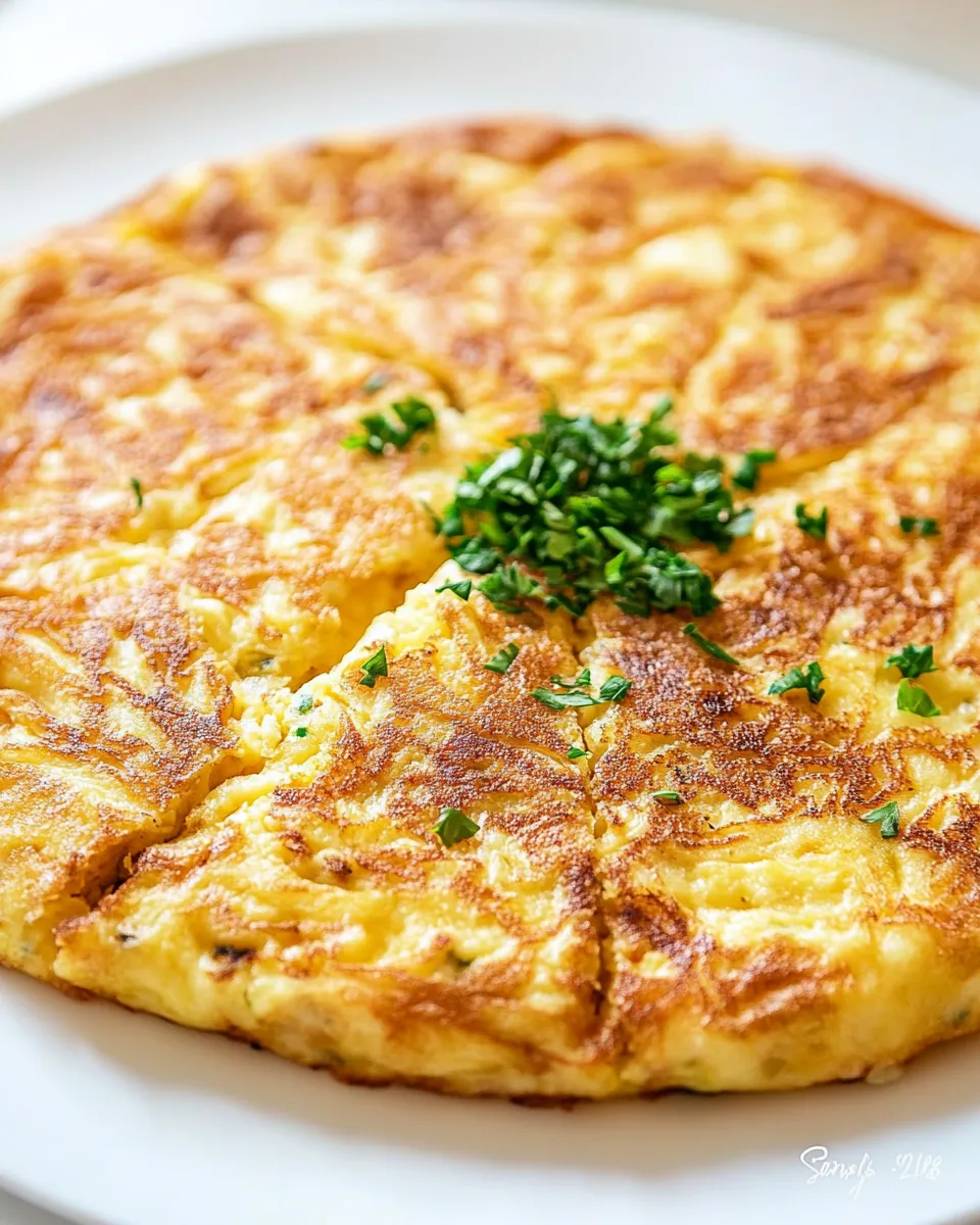 Easy Spanish Omelette (Spanish Tortilla) photo
