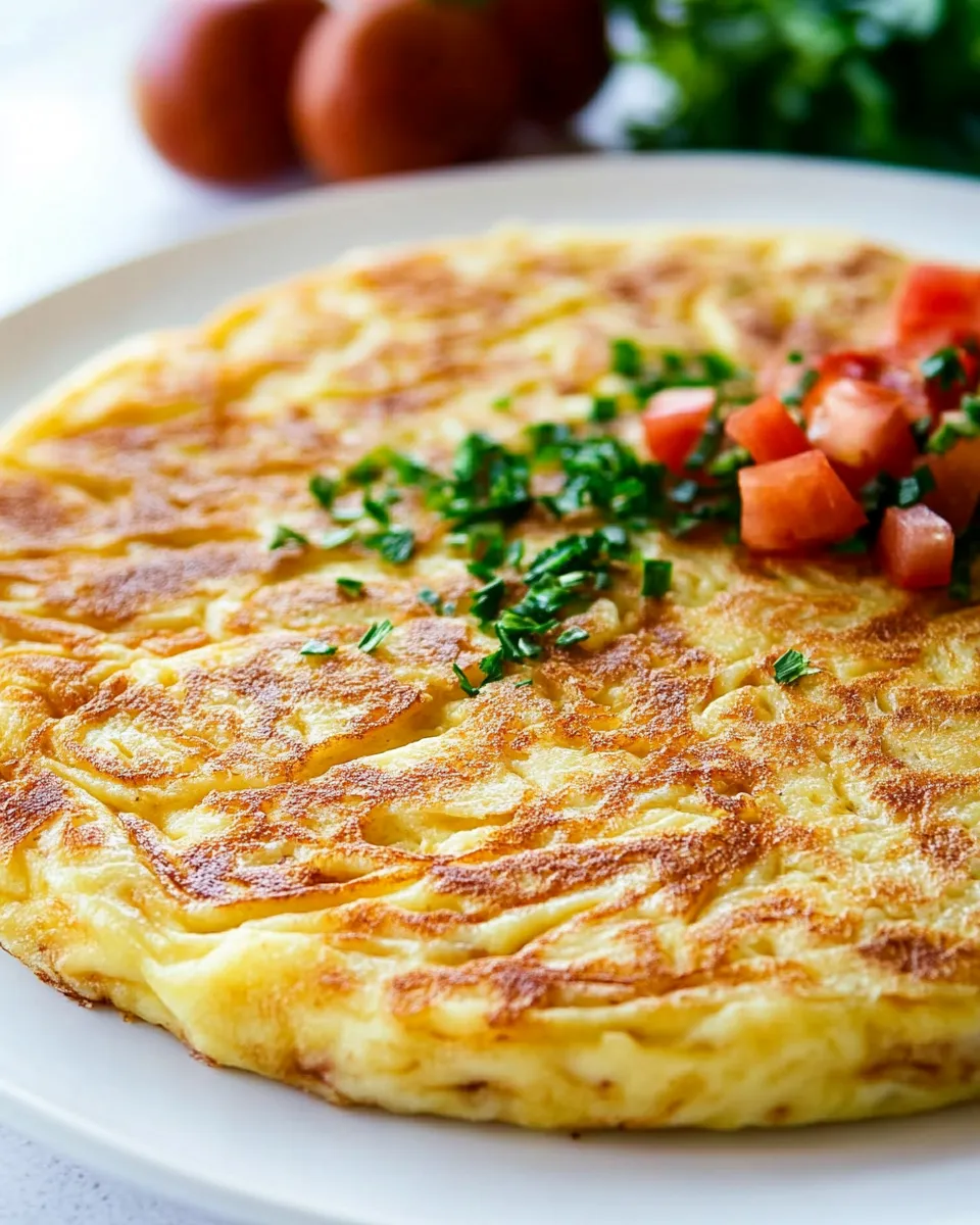 Classic Spanish Omelette (Spanish Tortilla) recipe photo