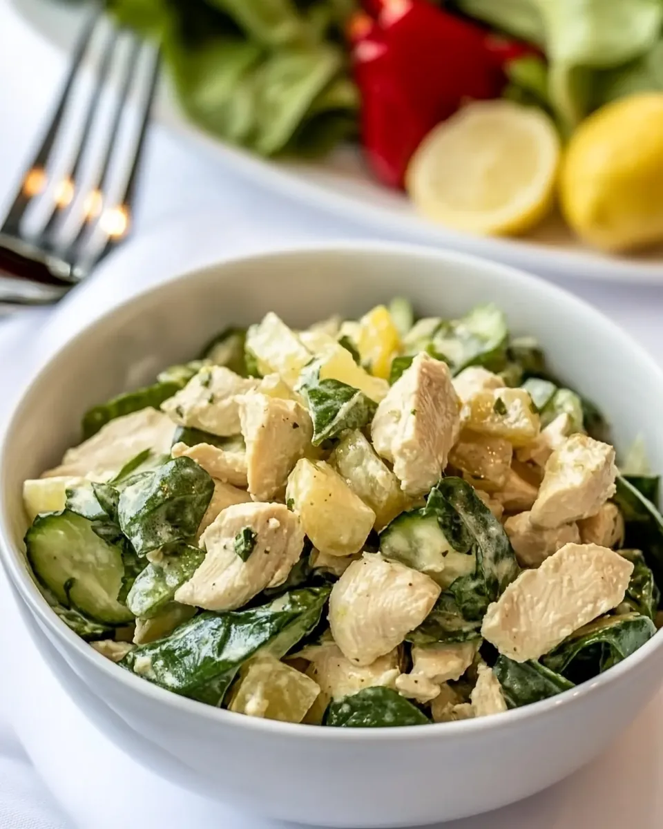 Classic Spicy Chicken Salad with Ginger and Lemon dish photo