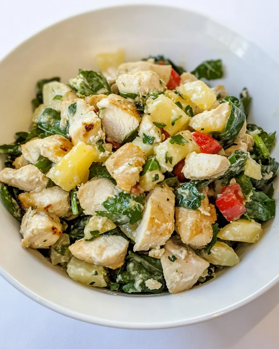 Easy Spicy Chicken Salad with Ginger and Lemon food shot