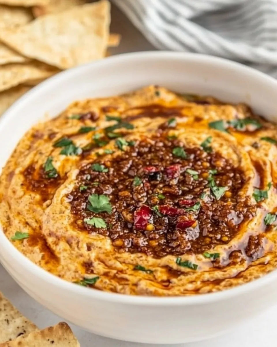 Easy Spicy Chili Crisp Dip Recipe shot