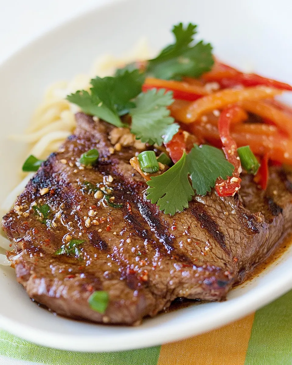 Delicious Spicy Thai Steak image