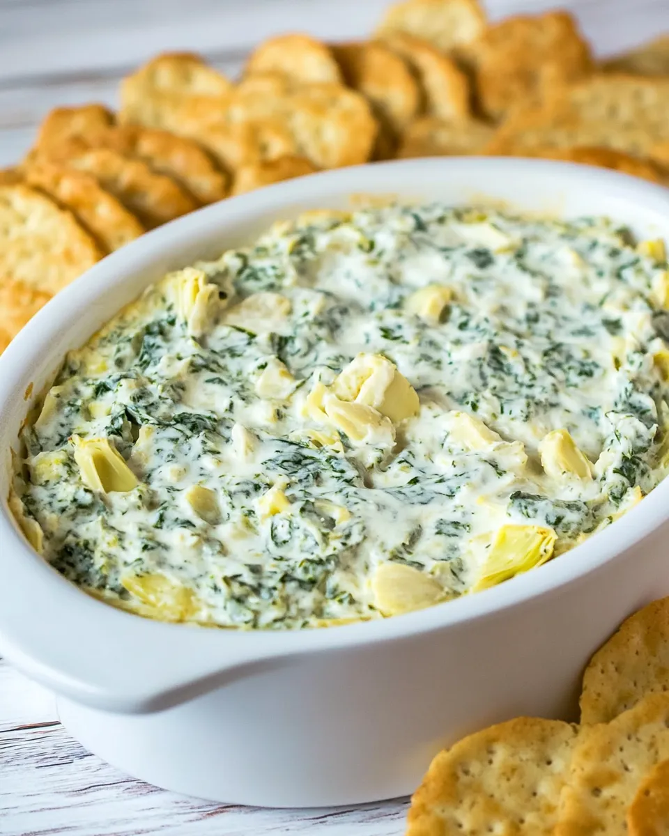Homemade Spinach Artichoke Dip Recipe photo