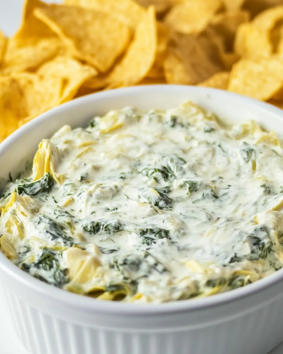Delicious Spinach Artichoke Dip Recipe dish photo