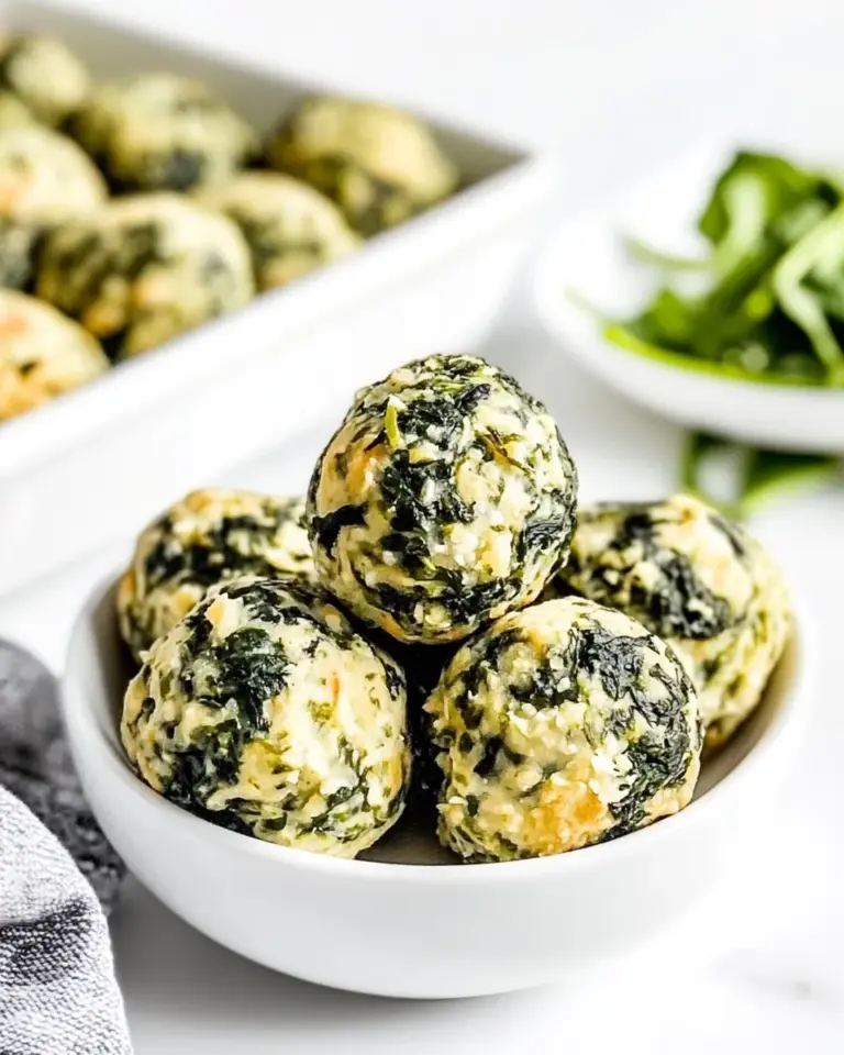 Homemade Spinach Balls - Keto Appetizer photo