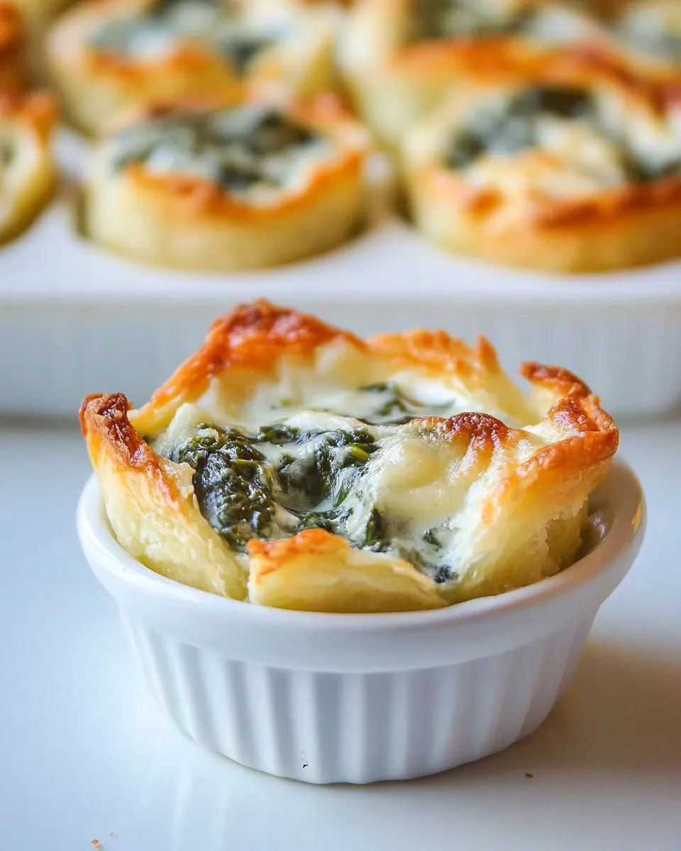 Easy Spinach Dip Bites recipe photo