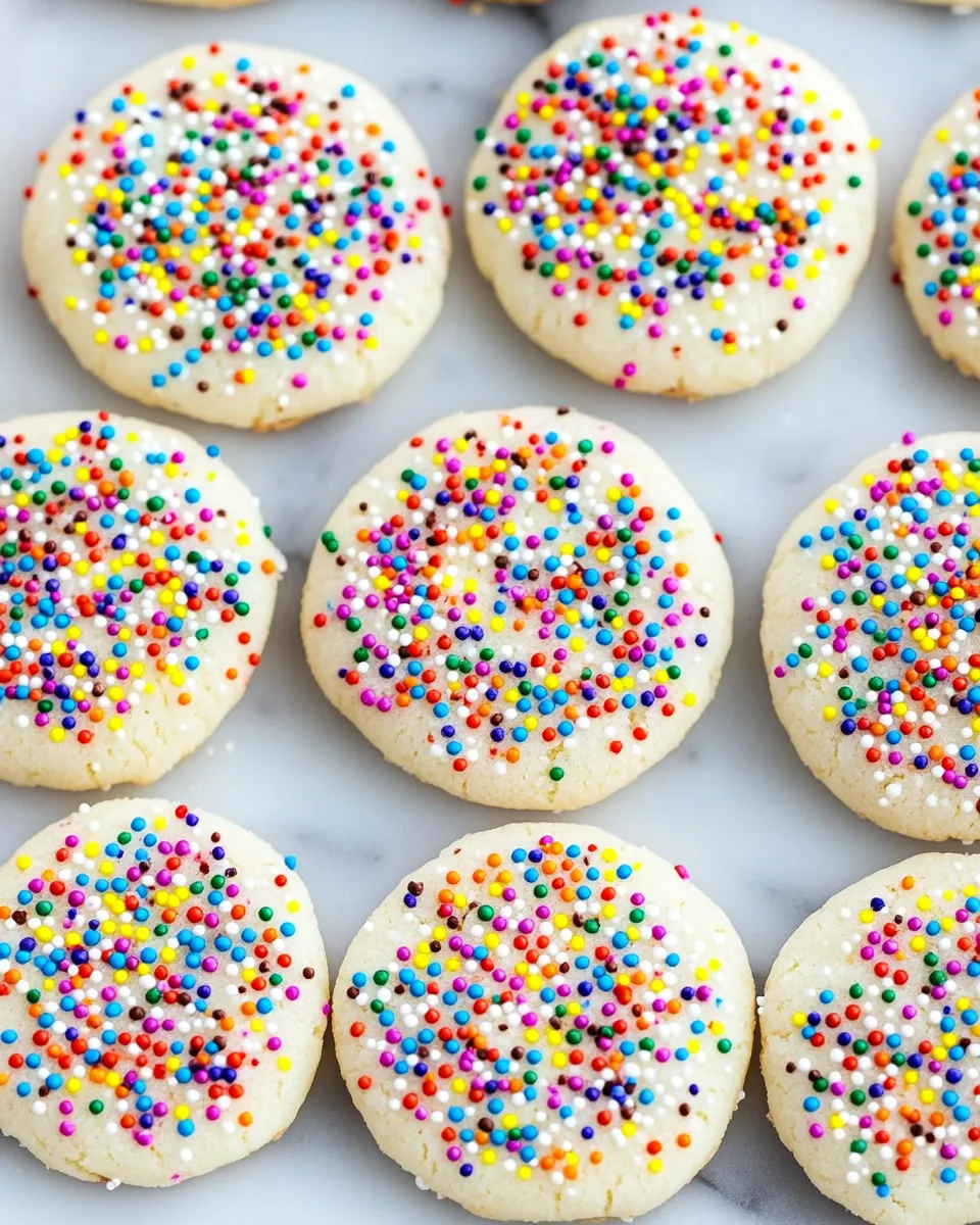 Easy Sprinkle Cookies recipe photo